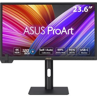 Asus ProArt PA24US 60 Hz 5 ms 23.6 inç 4K UHD Flat IPS Hoparlörlü HDMI 3840x2160 px LED Monitör