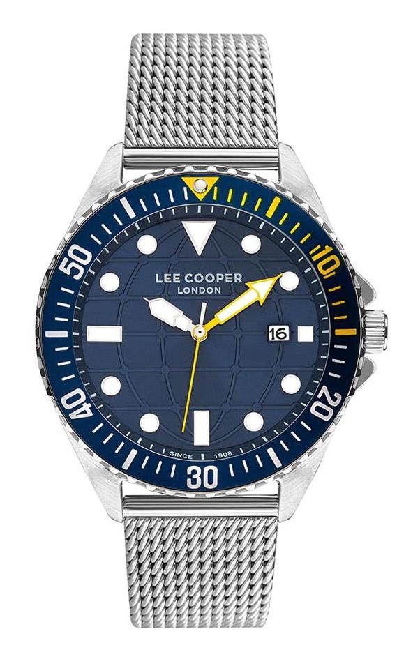 Lee Cooper LC07542.390 Takvimli 45 mm Çelik Kordon Analog Erkek Kol Saati