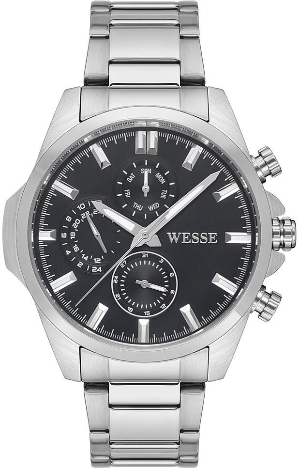 Wesse WWG205804 Pusulalı Takvimli 45 mm Çelik Kordon Analog Erkek Kol Saati