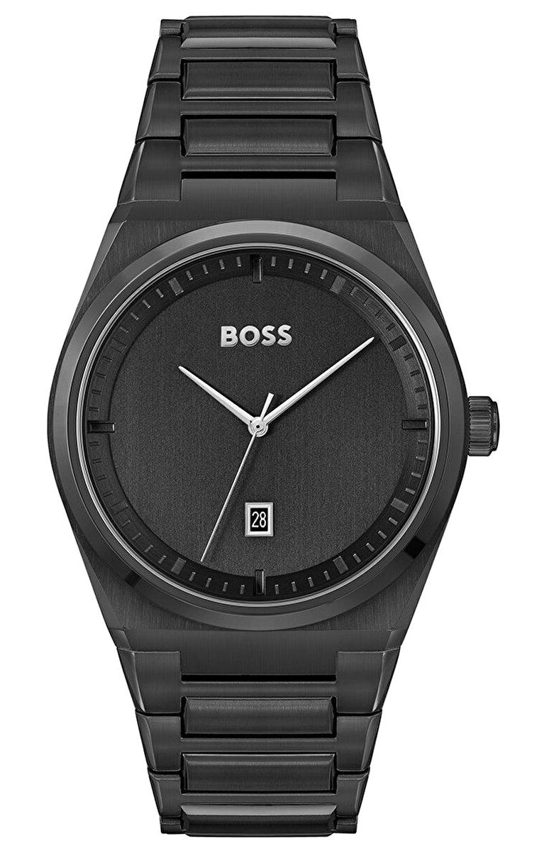 Boss Watches HB1513994 Takvimli 42 mm Siyah Çelik Kordon Analog Erkek Kol Saati