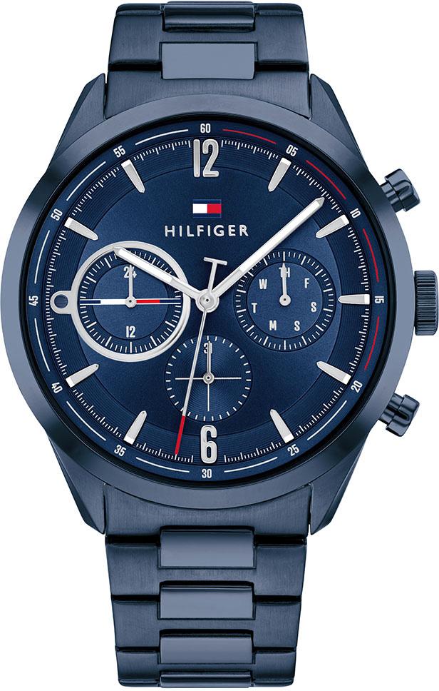 Tommy Hilfiger TH1791945 Takvimli 44 mm Lacivert Çelik Kordon Analog Erkek Kol Saati