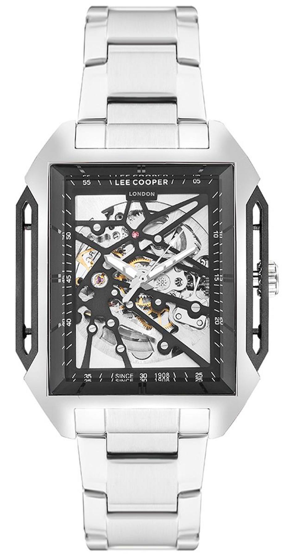 Lee Cooper LC07901.350 Takvimli Metal Kordon Analog Erkek Kol Saati