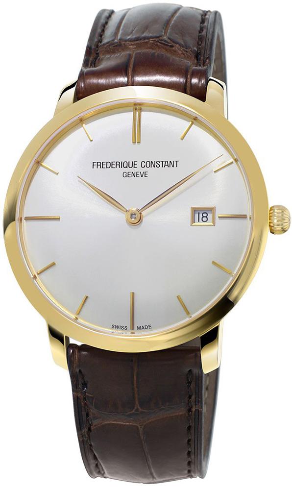 Frederique Constant FC306V4S5 Takvimli 40 mm Kahverengi Deri Kordon Analog Kol Saati