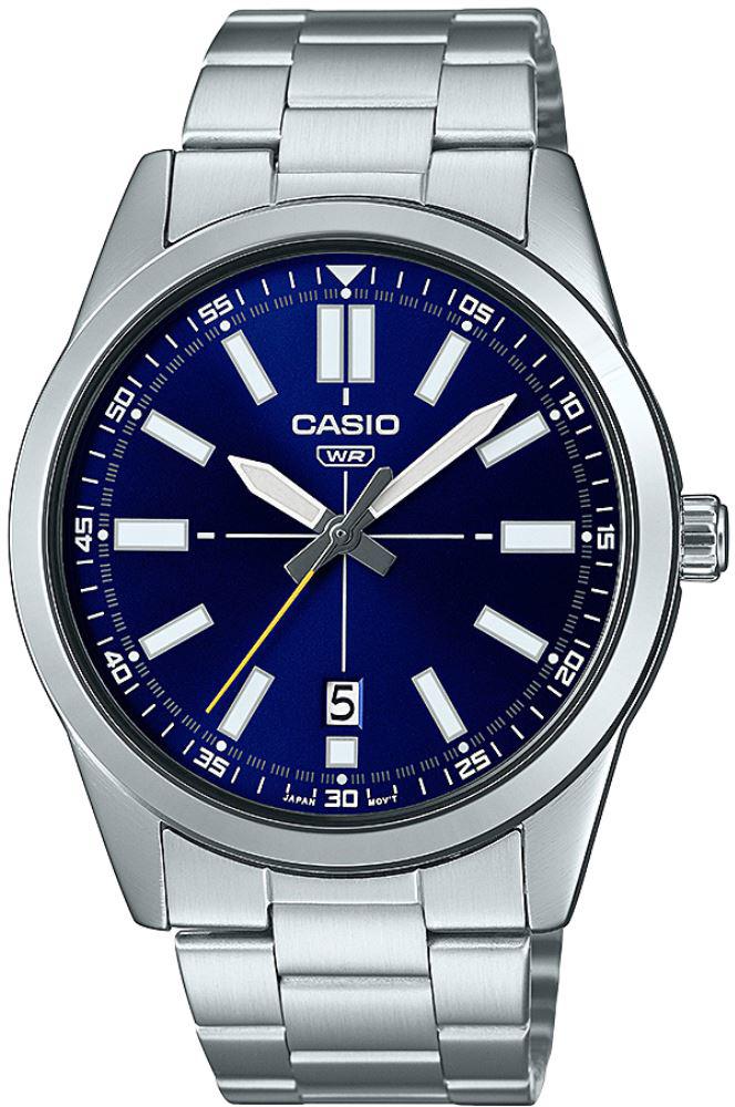 Casio MTP-VD02D-2EUDF Takvimli 41 mm Çelik Kordon Analog Erkek Kol Saati