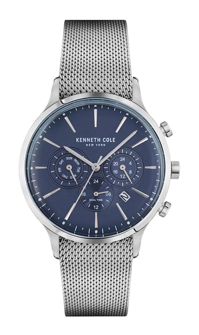 Kenneth Cole KC51034003 Takvimli 45 mm Metal Kordon Analog Erkek Kol Saati