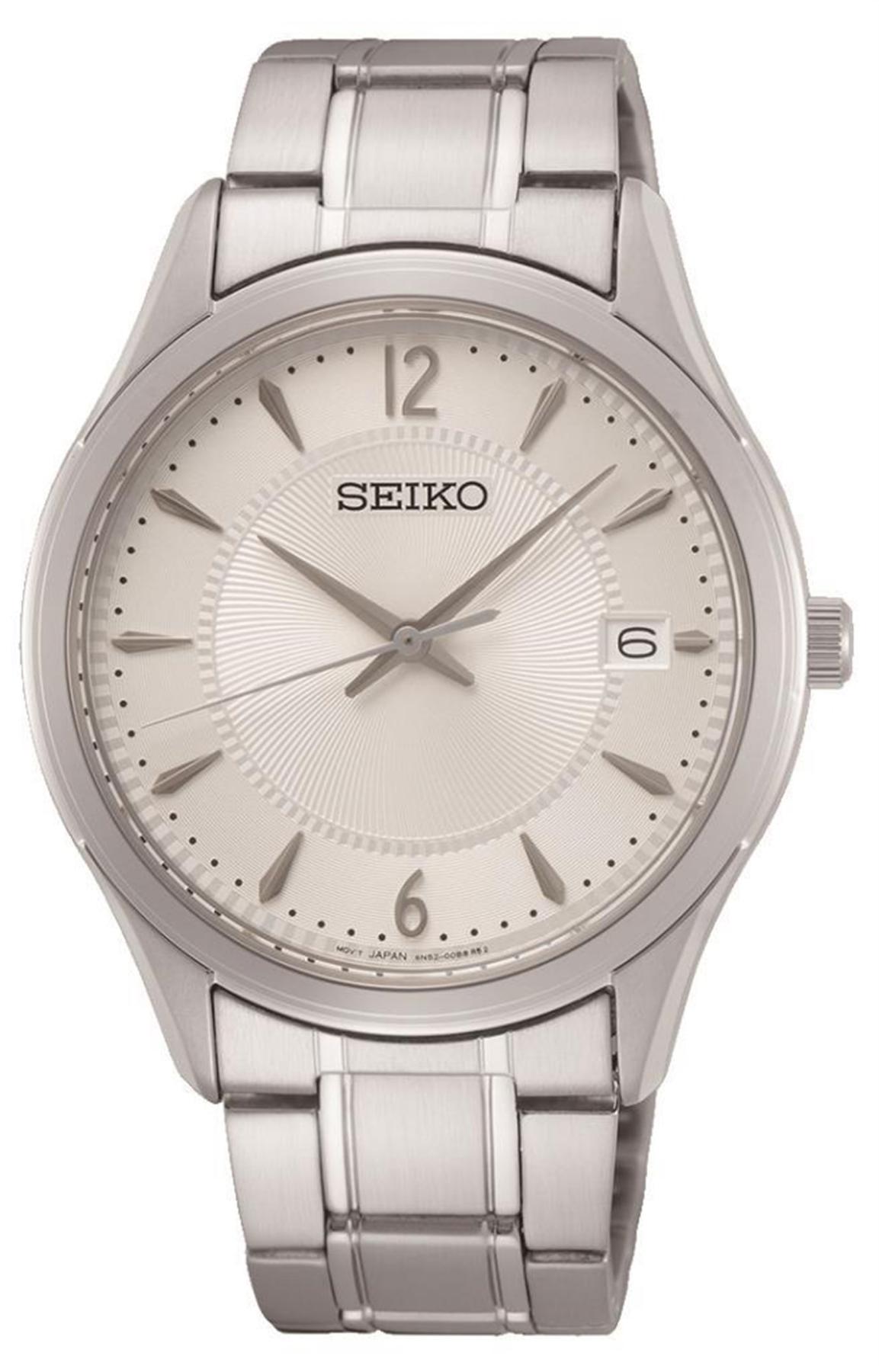 Seiko SUR417P Takvimli 40 mm Çelik Kordon Analog Erkek Kol Saati