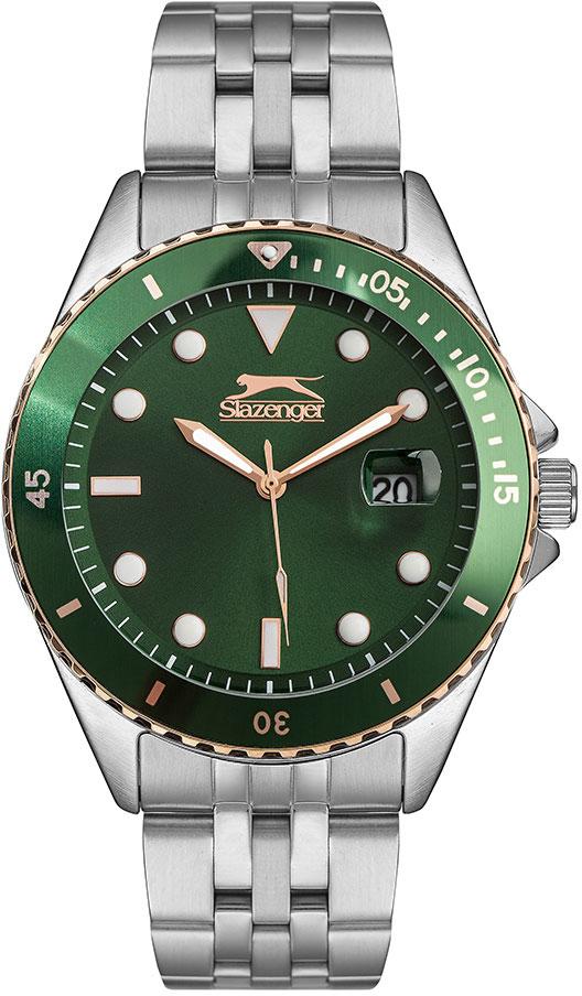 Slazenger SL.09.1932.1.03 Takvimli 43 mm Çelik Kordon Analog Erkek Kol Saati