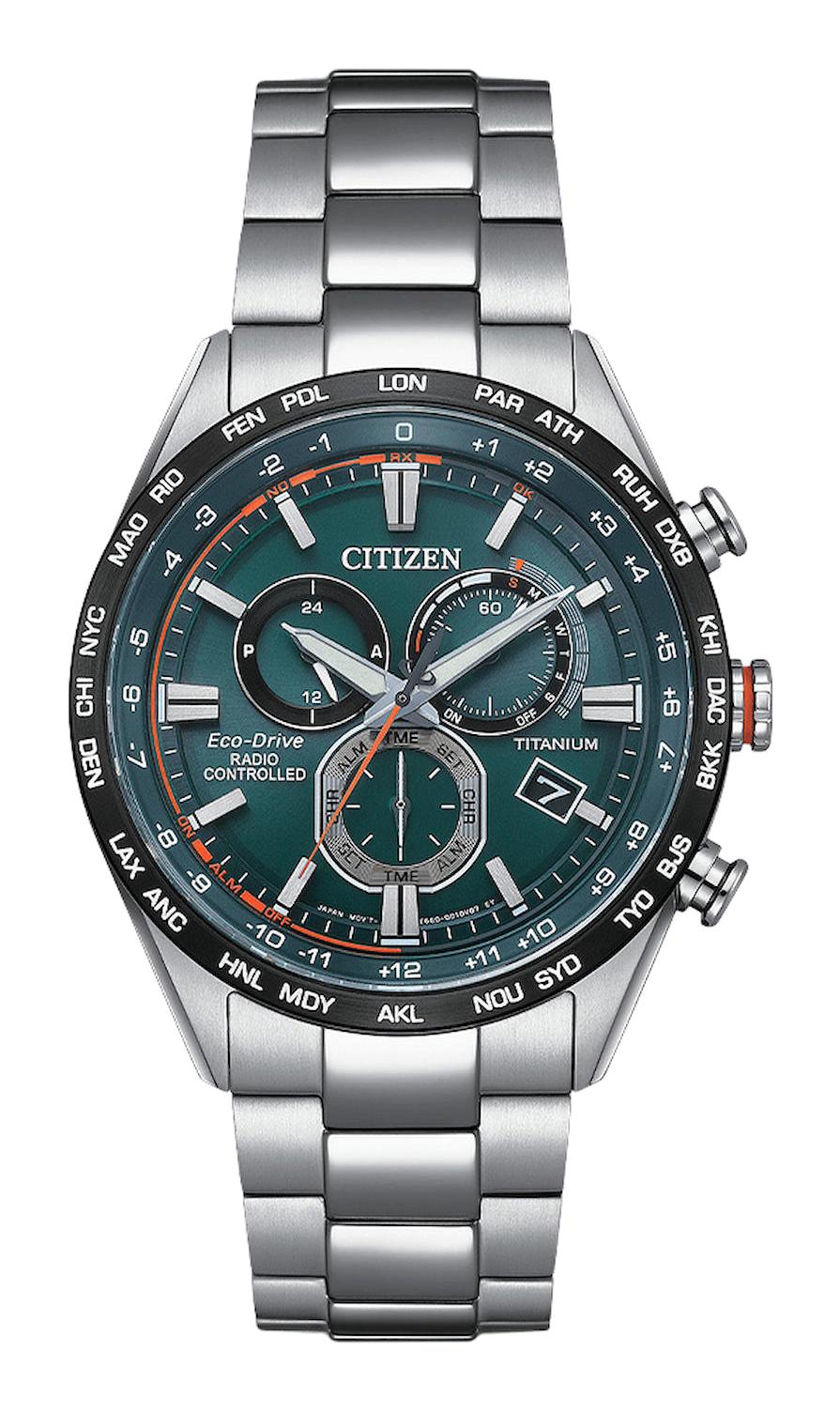 Citizen CB5946-82X Takvimli Gri Titanyum Kordon Analog Erkek Kol Saati