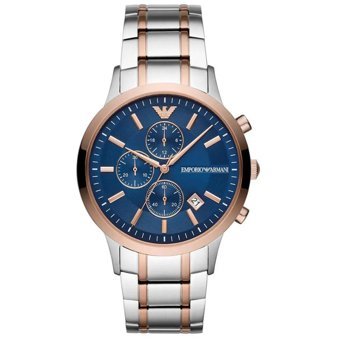 Emporio Armani AR80025 Takvimli 42 mm Çelik Kordon Analog Kol Saati