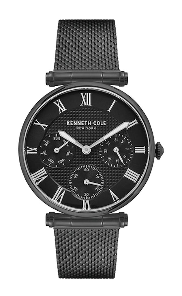 Kenneth Cole KC50751004 Takvimli 42 mm Siyah Metal Kordon Analog Erkek Kol Saati