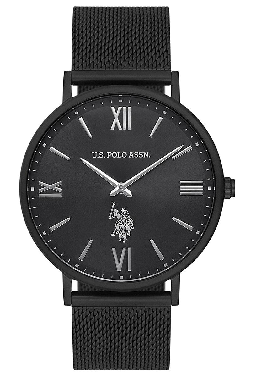 U.S. Polo Assn USPA1024-08 41 mm Siyah Çelik Kordon Analog Erkek Kol Saati