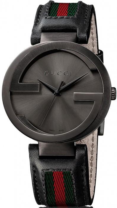 Gucci YA133206 42 mm Çok Renkli Deri Kordon Analog Erkek Kol Saati