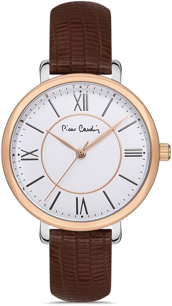 Pierre Cardin 800102F09 36 mm Kahverengi Çelik Kordon Analog Erkek Kol Saati