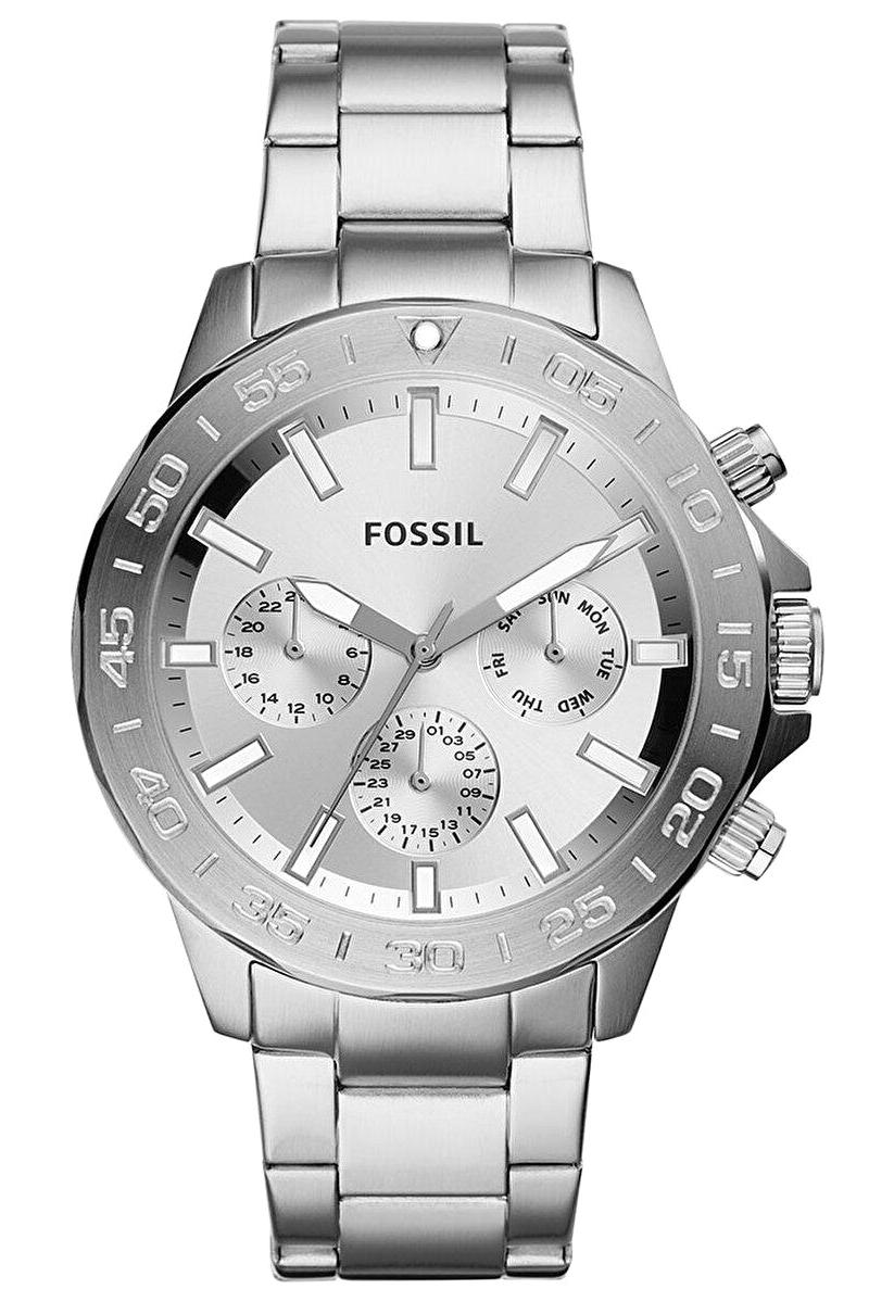 Fossil FBQ2490 Takvimli 45 mm Çelik Kordon Analog Erkek Kol Saati