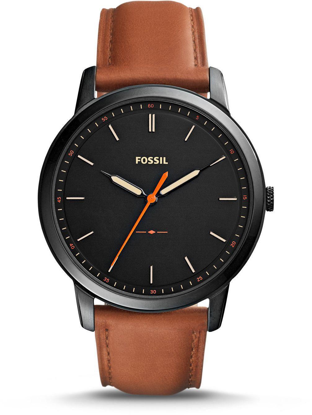 Fossil FS5305 44 mm Kahverengi Deri Kordon Analog Erkek Kol Saati