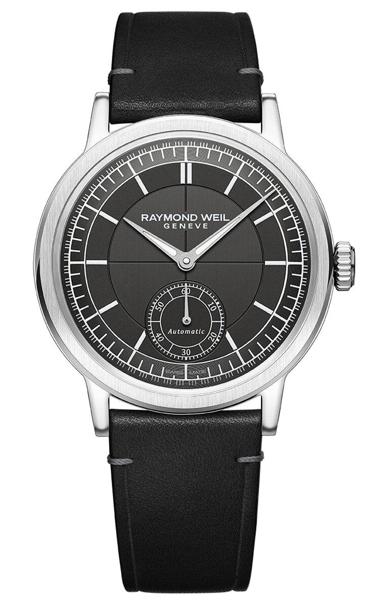 Raymond Weil RW2930STC60001 40 mm Siyah Deri Kordon Analog Erkek Kol Saati