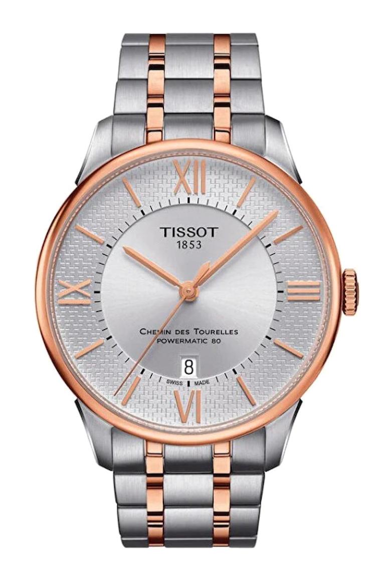 Tissot T0994072203801 Takvimli 44 mm Gri-Rose Gold Çelik Kordon Analog Kol Saati