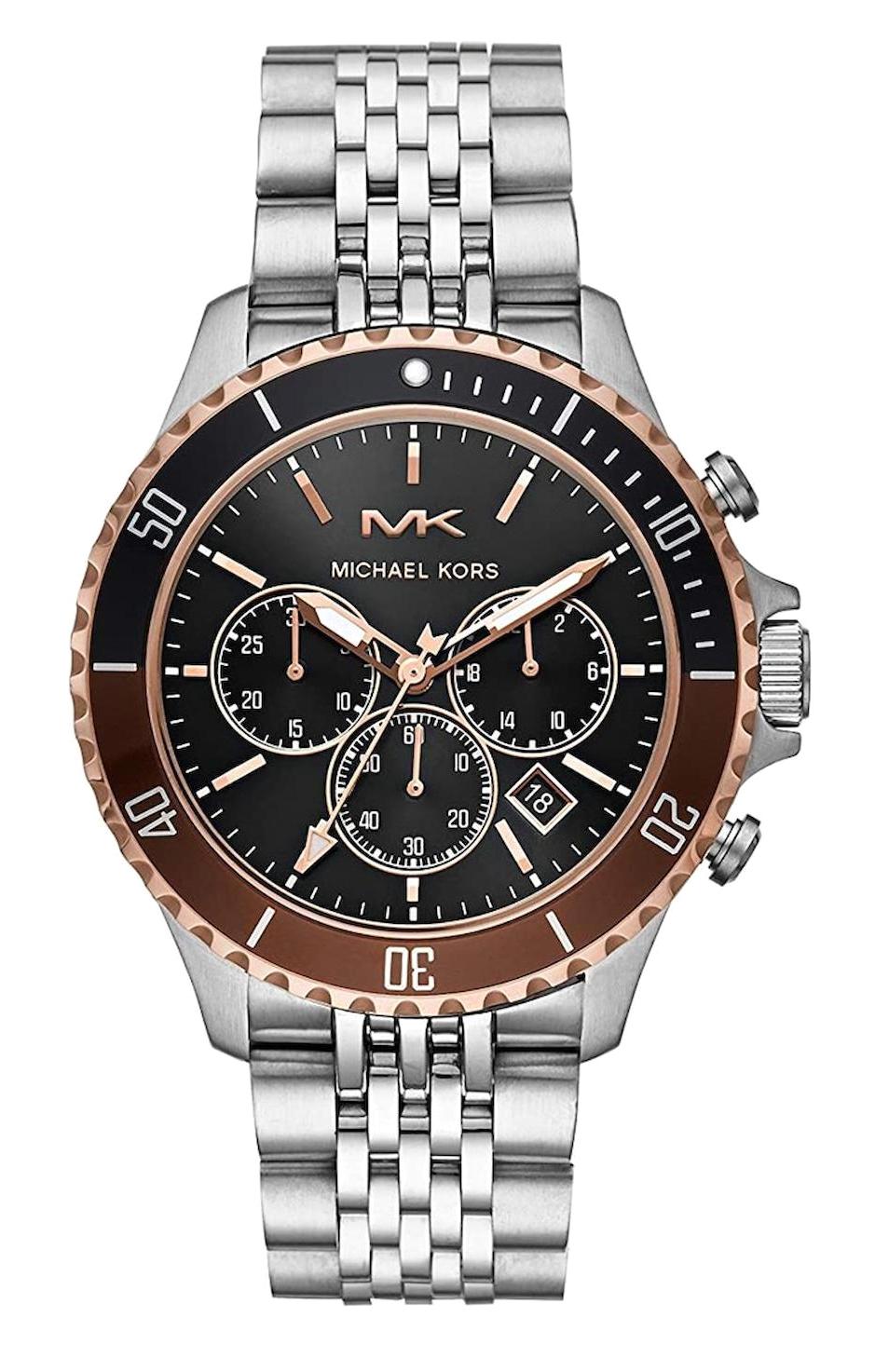 Michael Kors MK8725 Takvimli 44 mm Çelik Kordon Analog Erkek Kol Saati