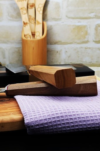 CASTLE KITCHEN Elite Serisi 4'lü Mutfak Bıçak Seti Şef Bıçağı ( Kiritsuke - Santakubig - Nakiri - Miyabi )