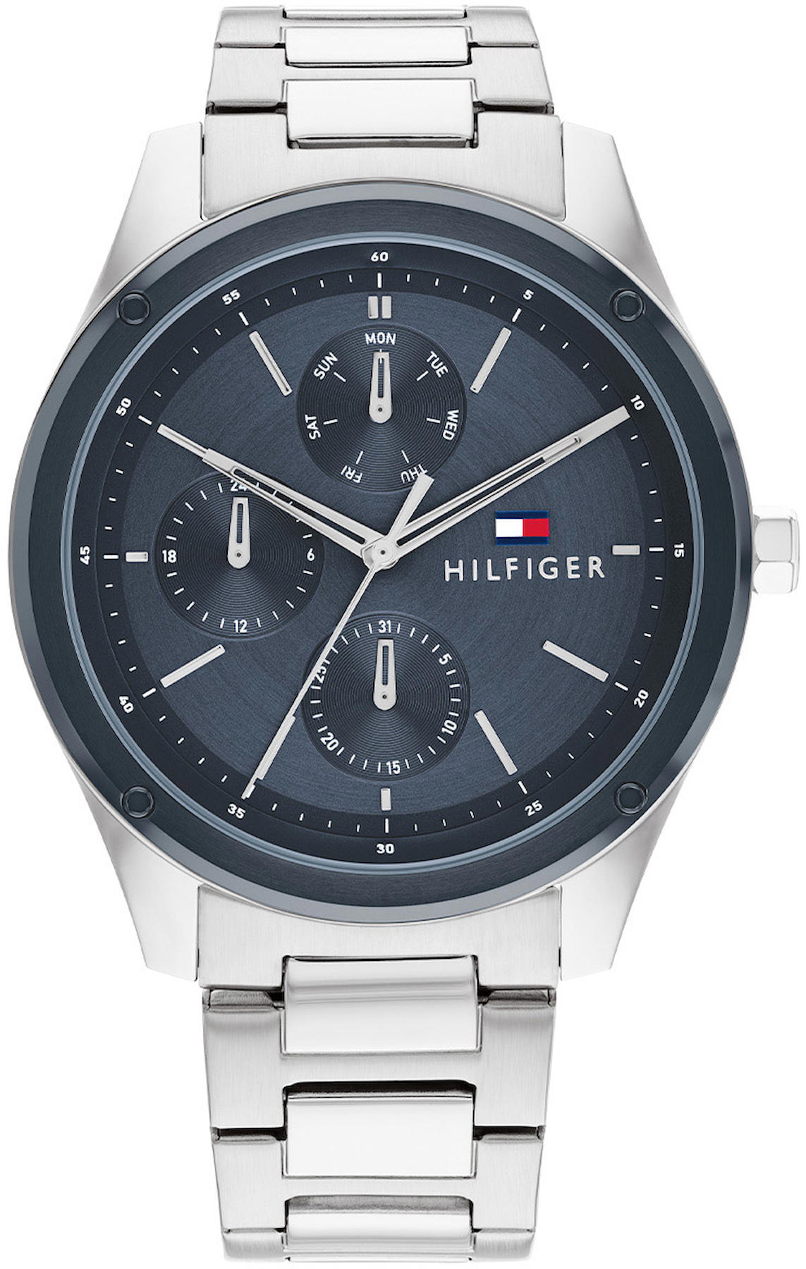 Tommy Hilfiger TH1710532 Takvimli 43 mm Çelik Kordon Analog Erkek Kol Saati