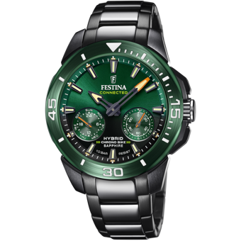 Festina F20646/1 Takvimli 47 mm Gri-Siyah Çelik Kordon Analog Erkek Kol Saati