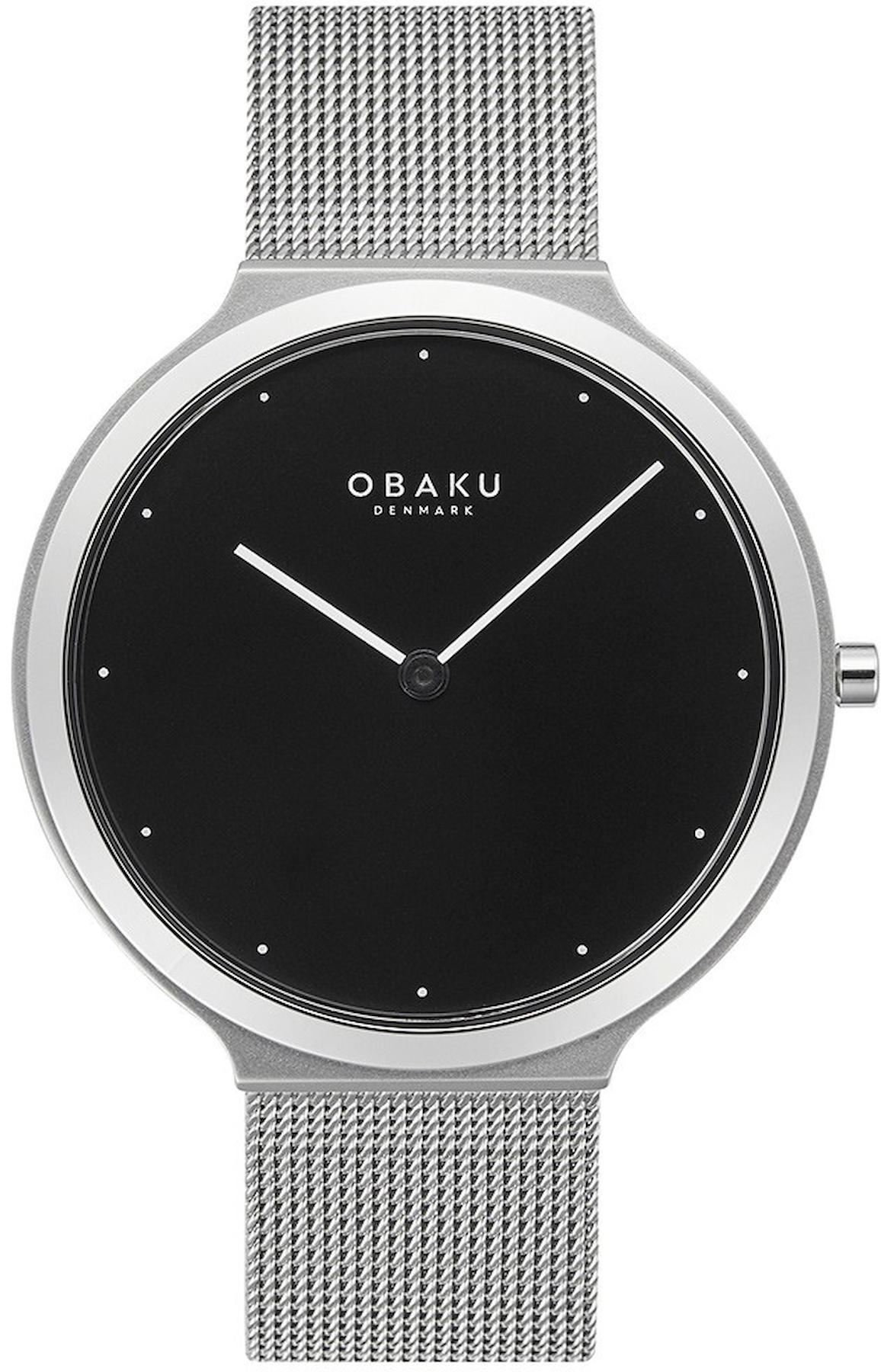 Obaku Denmark V269GXCBMC 40 mm Çelik-Hasır Kordon Analog Kol Saati