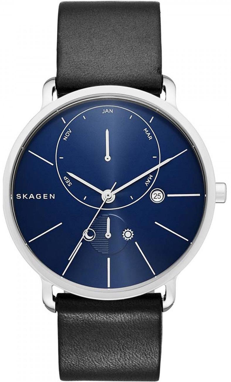 Skagen SKW6241 Takvimli 40 mm Siyah Deri Kordon Analog Kol Saati