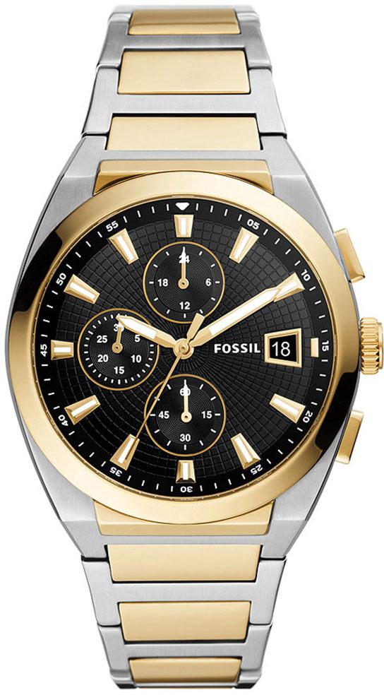 Fossil FS5879 Takvimli 42 mm Altın-Çelik Kordon Analog Erkek Kol Saati