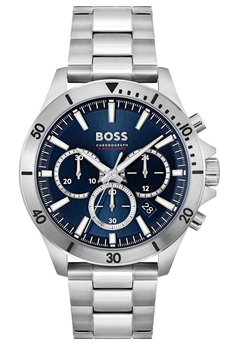 Boss Watches HB1514069 Takvimli 45 mm Çelik Kordon Analog Erkek Kol Saati