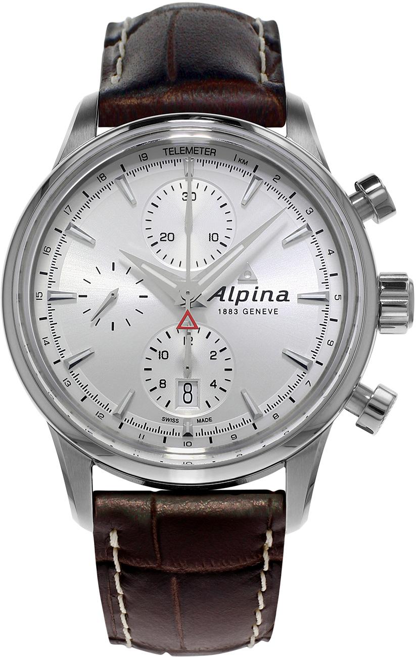 Alpina AL750S4E6 Takvimli 42 mm Kahverengi Deri Kordon Analog Kol Saati