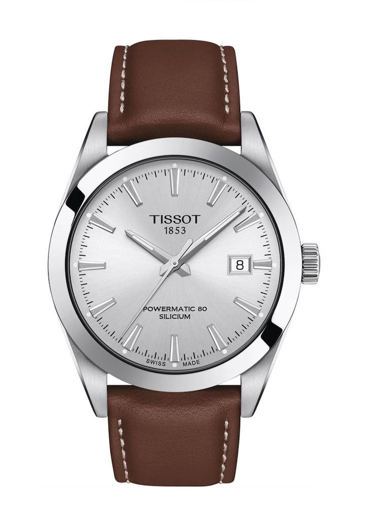 Tissot T1274071603100 Takvimli 44 mm Kahverengi Deri Kordon Analog Erkek Kol Saati