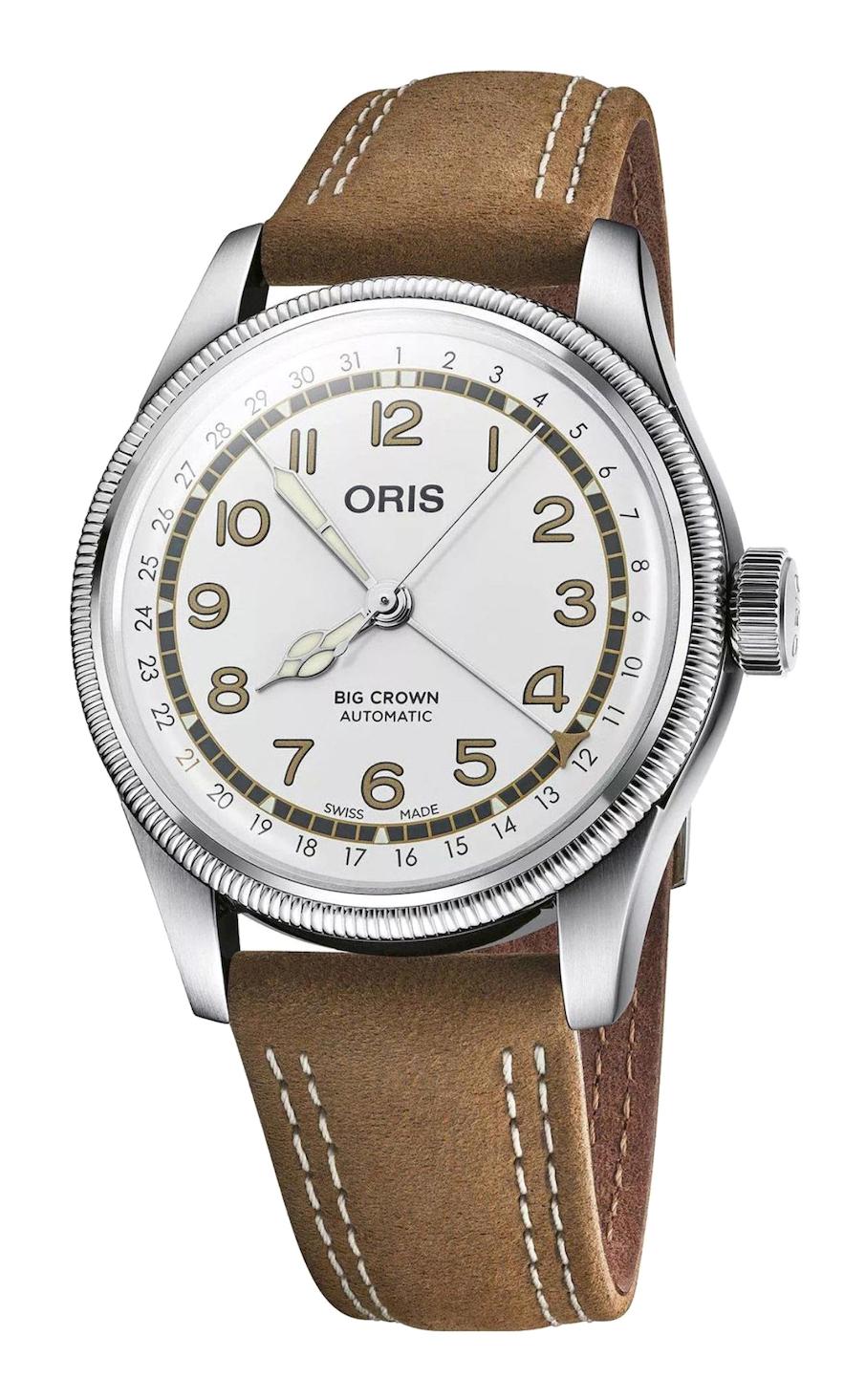 Oris Roberto Clemente Limited Edition Takvimli 40 mm Kahverengi Deri Kordon Analog Kol Saati