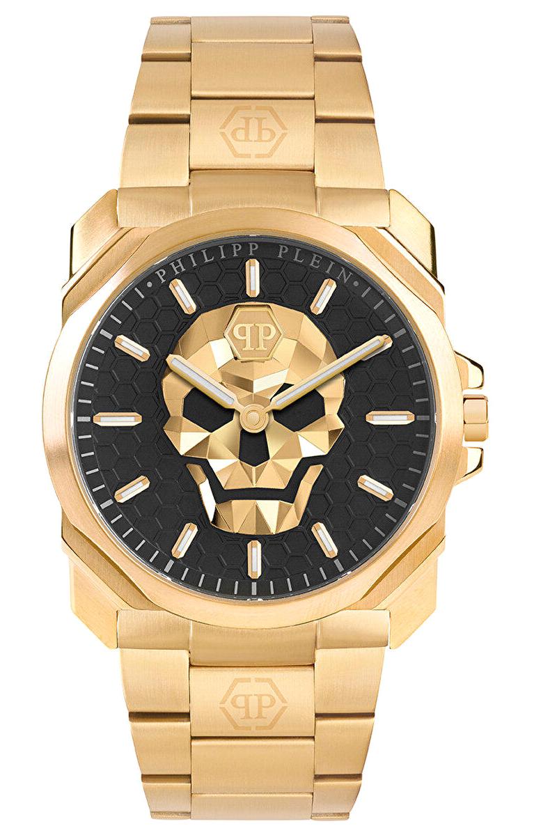 Philipp Plein PWLAA0822 40 mm Altın Çelik Kordon Analog Erkek Kol Saati