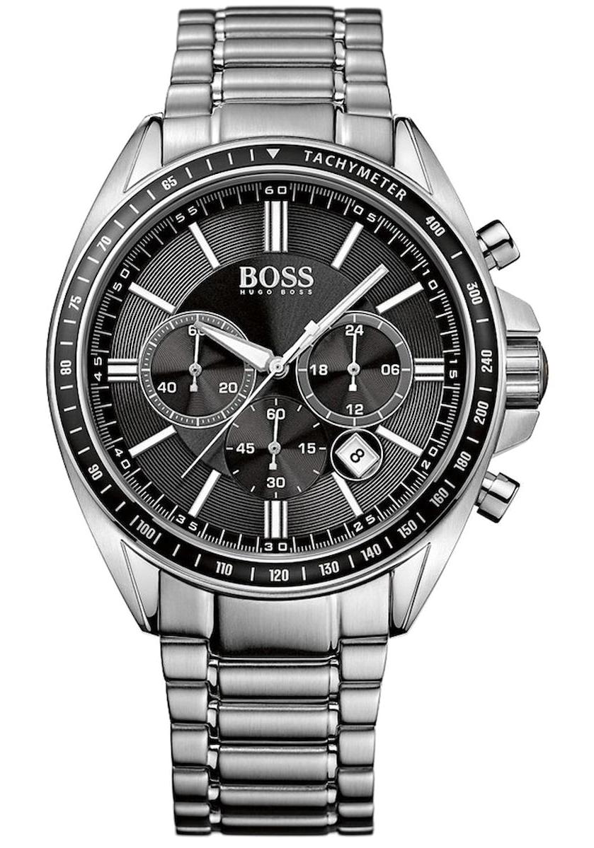 Hugo Boss HB1513080 Pusulalı Takvimli 44 mm Çelik Kordon Analog Erkek Kol Saati