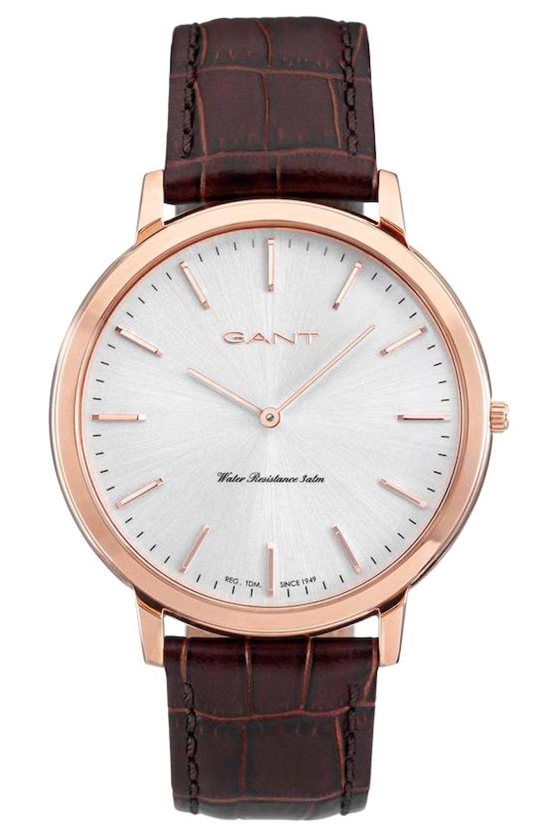 Gant W70606 41-45 mm Kahverengi Deri Kordon Analog Erkek Kol Saati