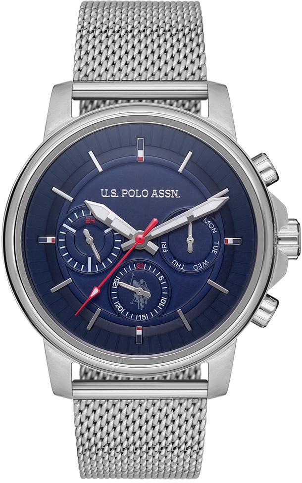 U.S. Polo Assn USPA1020-02 Takvimli 45 mm Çelik Kordon Analog Erkek Kol Saati