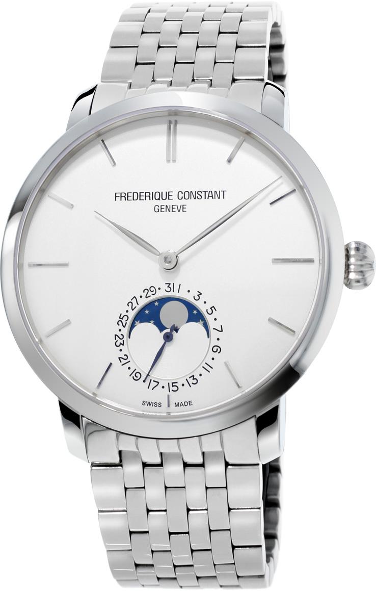 Frederique Constant FC705S4S6B Takvimli 42 mm Çelik Kordon Analog Kol Saati