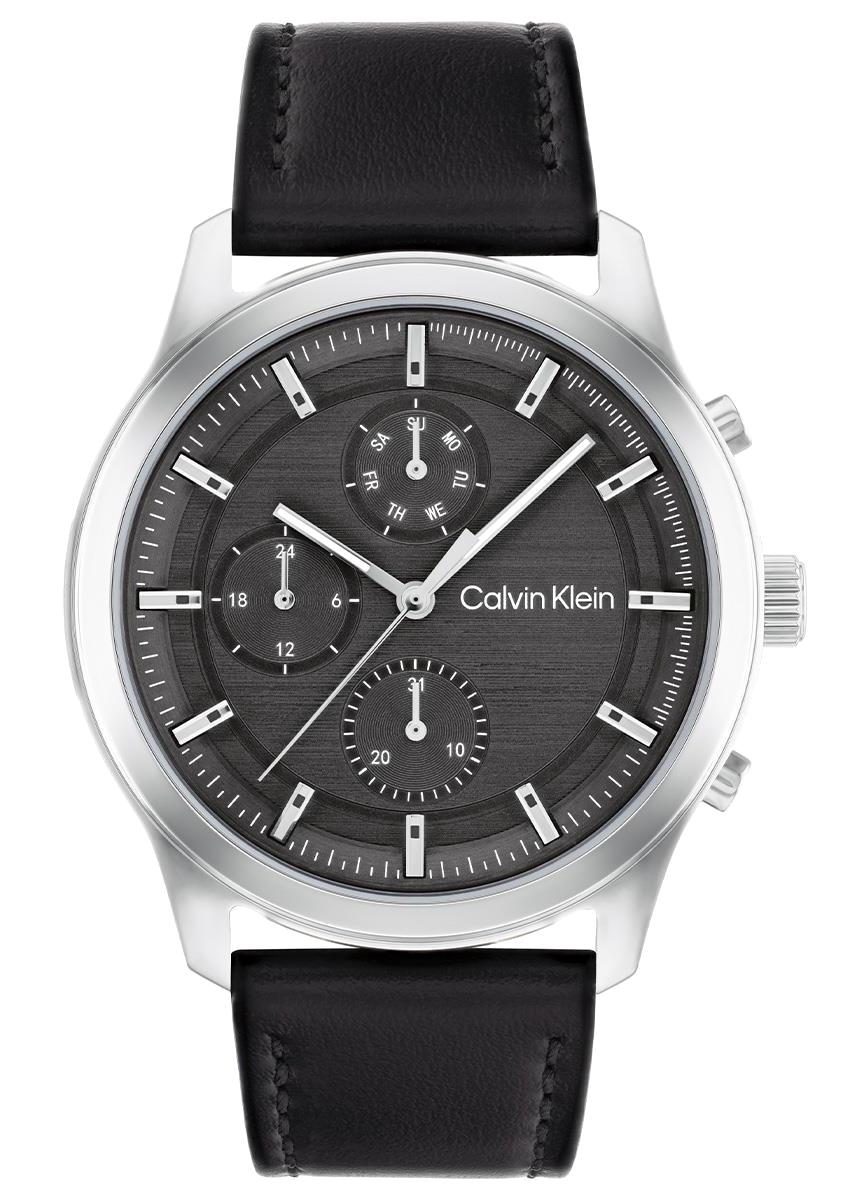 Calvin Klein CK25200211 Takvimli 44 mm Siyah Çelik Kordon Analog Erkek Kol Saati