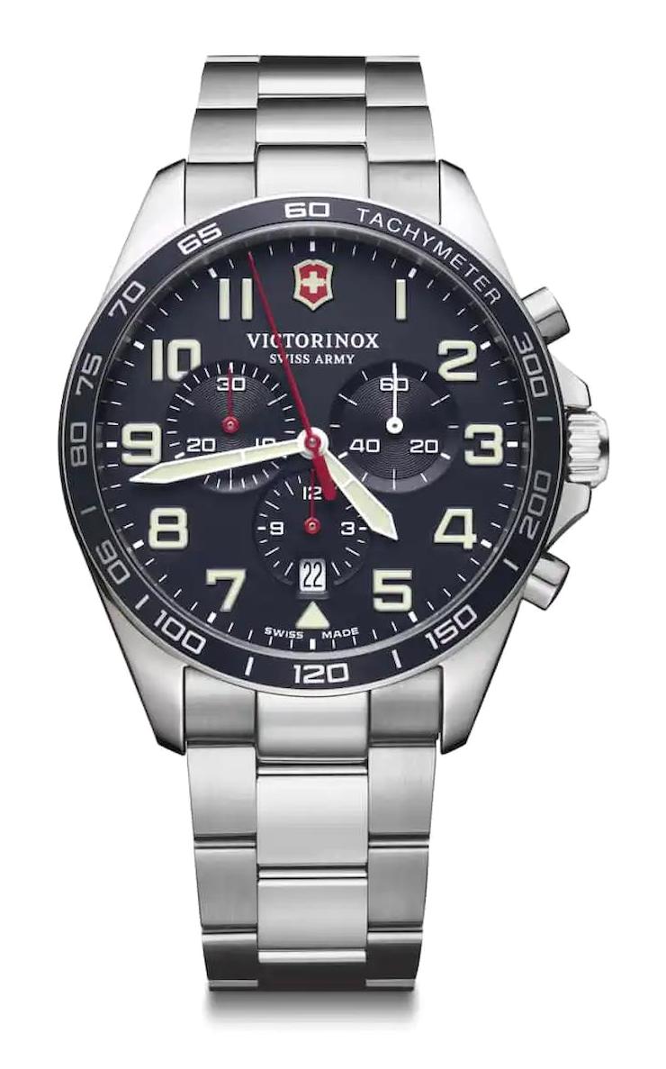 Victorinox Swiss Army 241857 Kronometreli Pusulalı Takvimli 42 mm Çelik Kordon Analog Kol Saati