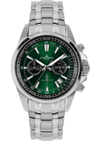 Jacques Lemans LİVERPOOL 1-2117ZD Pusulalı Takvimli 44 mm Çelik Kordon Analog Erkek Kol Saati