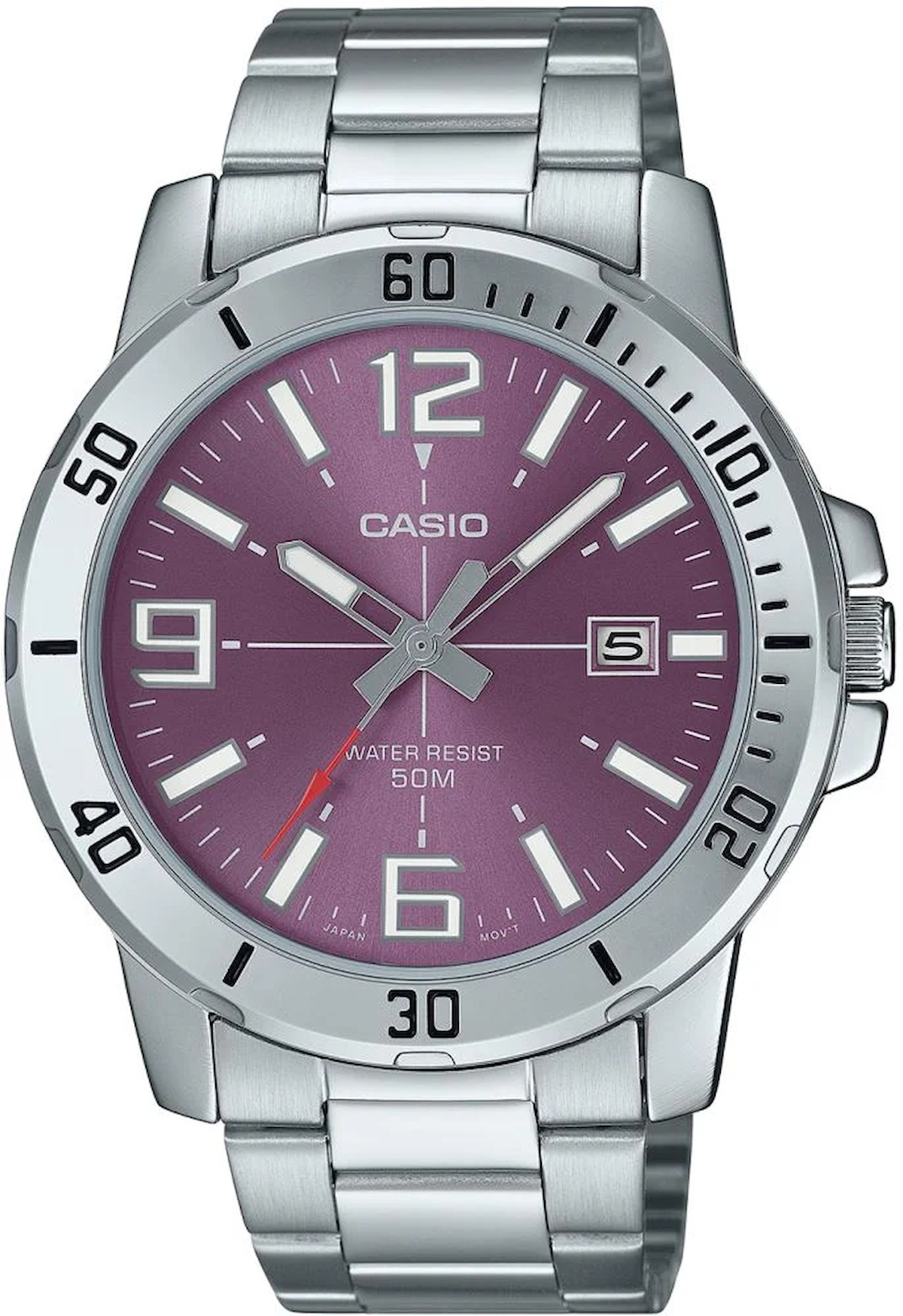 Casio MTP-VD01D-6BVUDF Takvimli 45 mm Çelik Kordon Analog Erkek Kol Saati