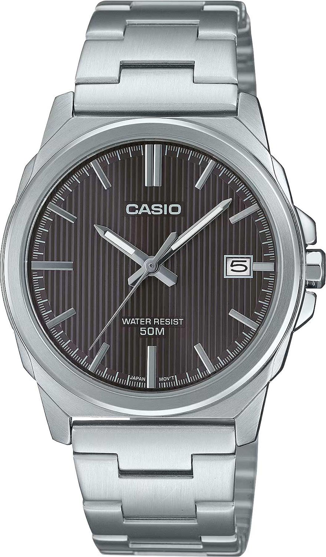 Casio MTP-E720D-8AVDF Takvimli 38 mm Çelik Kordon Analog Erkek Kol Saati