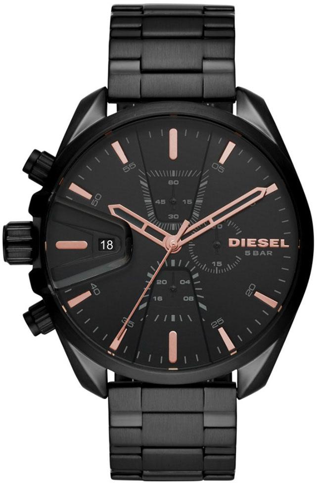 Diesel DZ4524 Takvimli 42 mm Siyah Çelik Kordon Analog Erkek Kol Saati