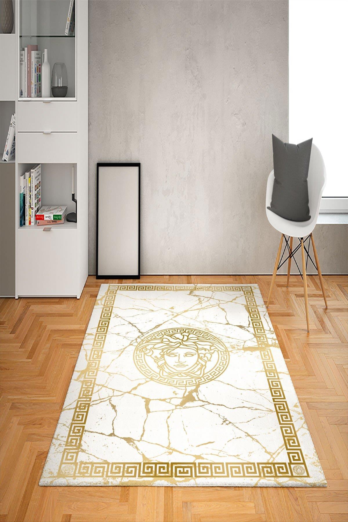 Doruklar Home Collection Çok Renkli 0.7 mm Antibakteriyel Yıkanabilir Kalın Kaymaz Taban Dikdörtgen Makine Dokuma Çocuk Odası Halısı 120x180 cm