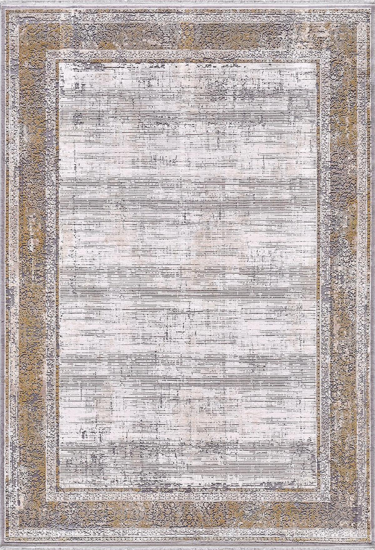 Artemis Halı Couture 00868A Krem 0.8 mm Akrilik Yıkanabilir İnce Kaymaz Jüt Taban Dikdörtgen Makine Dokuma Salon Halısı 160x230 cm