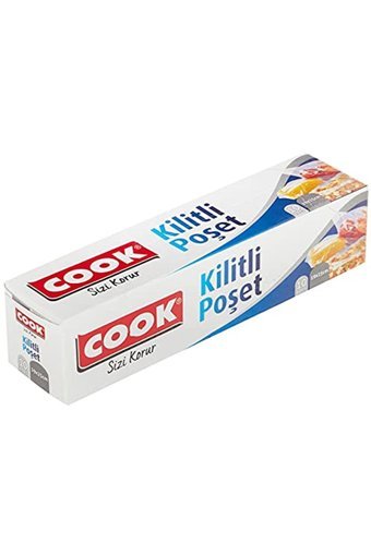 Cook Orta-Büyük Kilitli 19x25 Buz Dolabı Poşeti 15 Adet