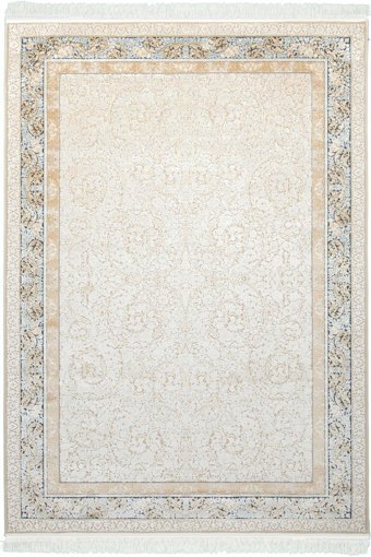 La Boutique Nilüfer NF08 Krem 7 mm Viskon Toz tutmaz Yıkanabilir İnce Kaymaz Dikdörtgen Makine Dokuma Salon Halısı 100x300 cm