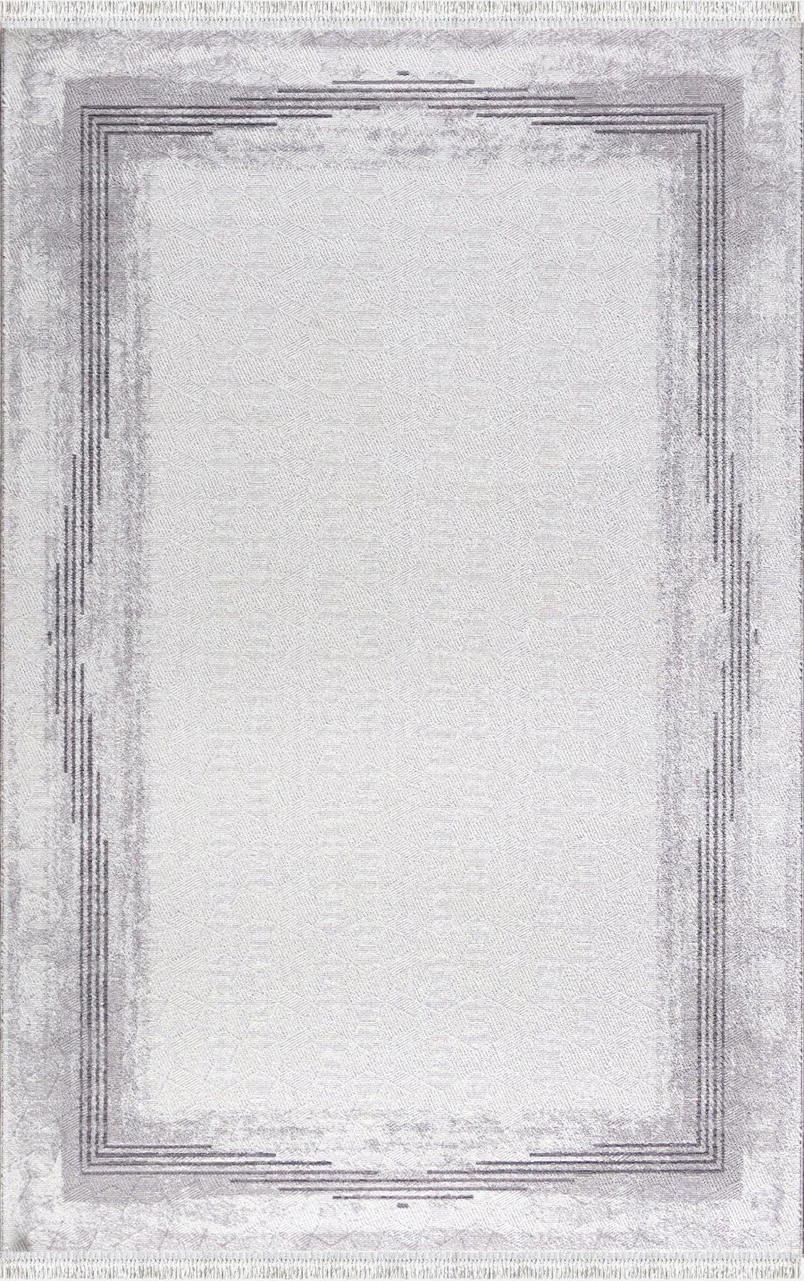 Padişah Santo 60887 Krem 10 mm Akrilik Yıkanabilir İnce Dikdörtgen Makine Dokuma Salon Halısı 120x180 cm