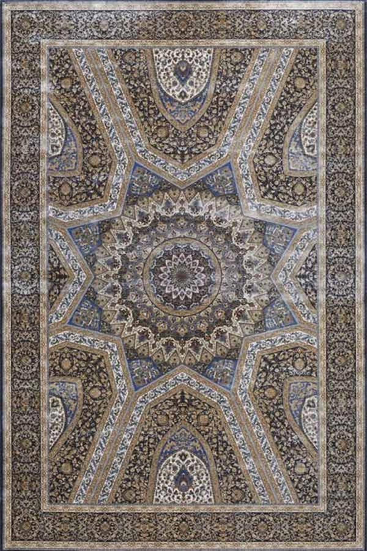 Artemis Halı Silk 5157A Bej-Krem 4 mm Akrilik Yıkanabilir İnce Kaymaz Jüt Taban Dikdörtgen Makine Dokuma Salon Halısı 140x200 cm