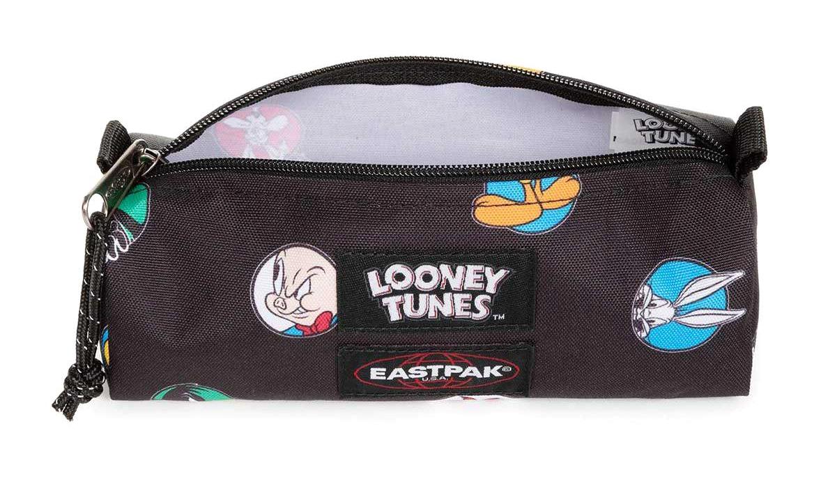 Eastpak Looney Tunes Çok Renkli Düz Bez Tek Gözlü Dikdörtgen Cüzdan Kalemlik